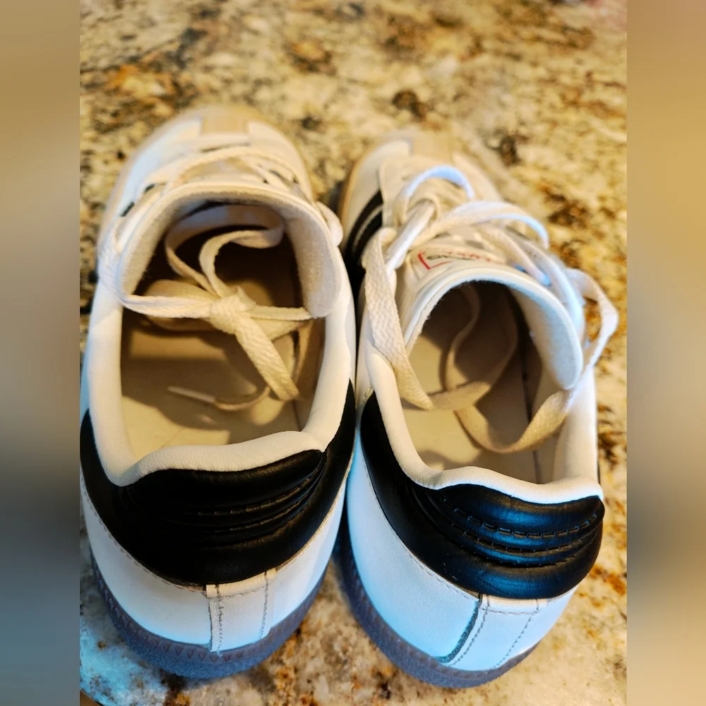 Adidas Samba White and Black Men's Shoes 8.5 - Picture 5 of 6